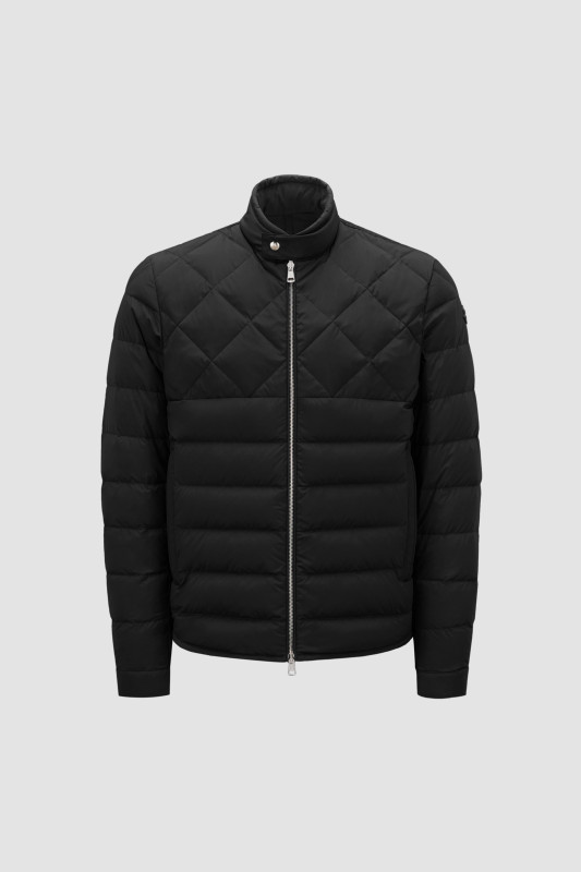 BLACK CHOQUART SHORT DOWN JACKET