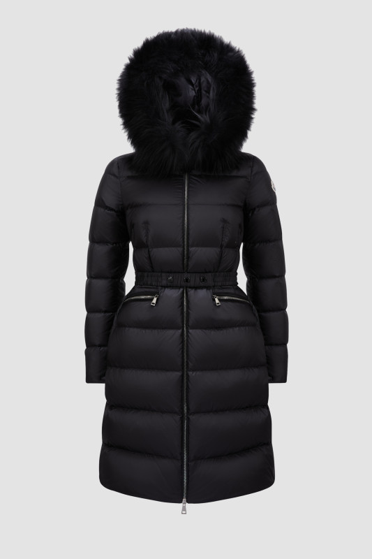 BLACK BOEDIC LONG DOWN JACKET