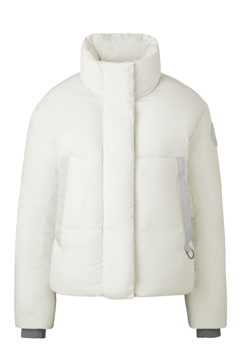 North star white Junction Cropped Puffer