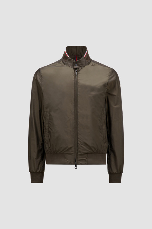 DARK GREEN REPPE RAIN JACKET