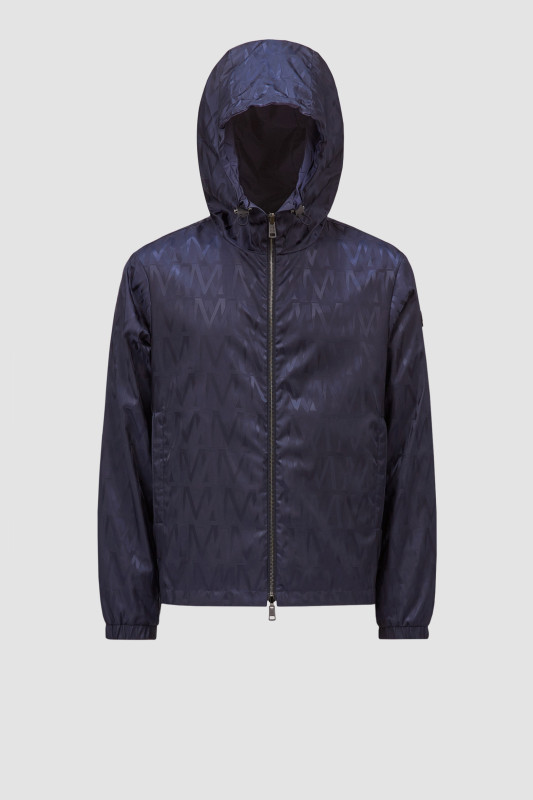 DARK BLUE LEPONTINE REVERSIBLE HOODED JACKET