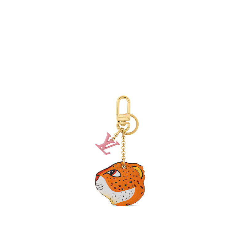 Animogram Leopard Key Holder And Bag Charm