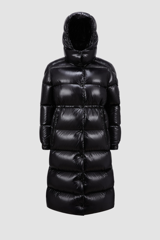 BLACK CAVETTAZ LONG DOWN JACKET