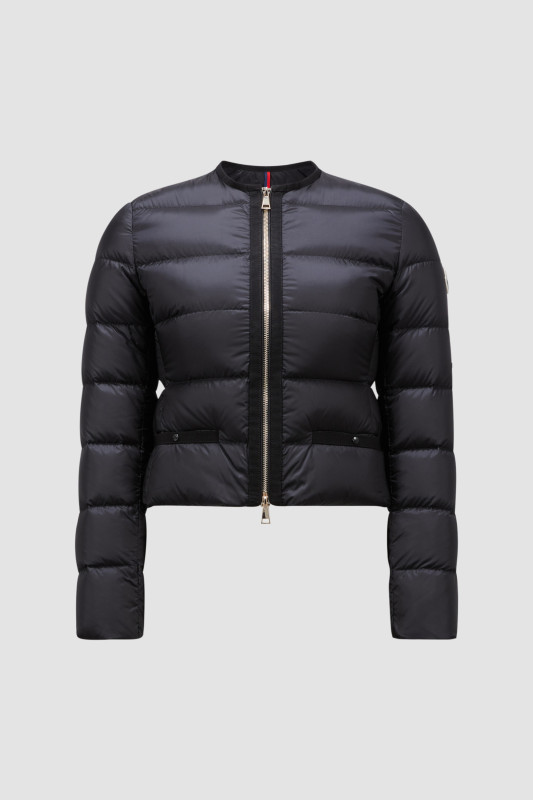 BLACK LAURINE SHORT DOWN JACKET