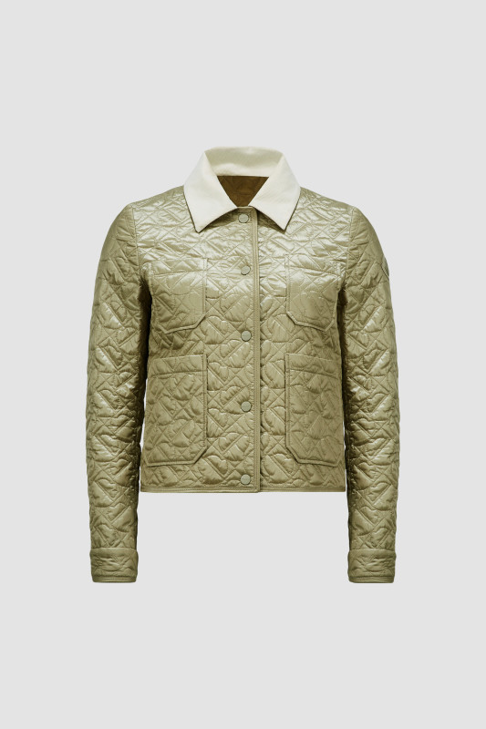 SAGE GREEN VAERDE PADDED SHACKET