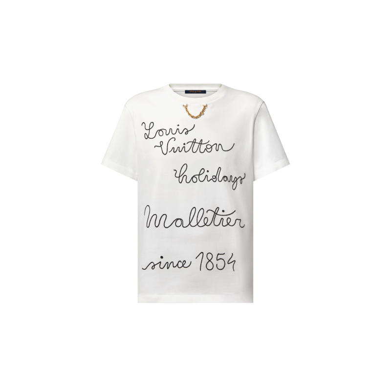 Embroidered LV Club T-Shirt