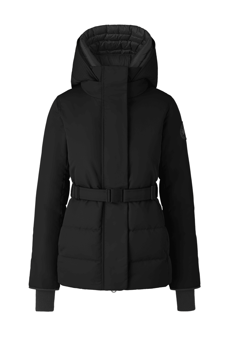 Black McKenna Jacket Performance Satin