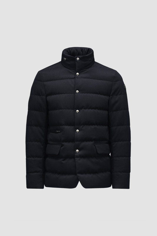 NAVY BLUE BESS SHORT DOWN JACKET