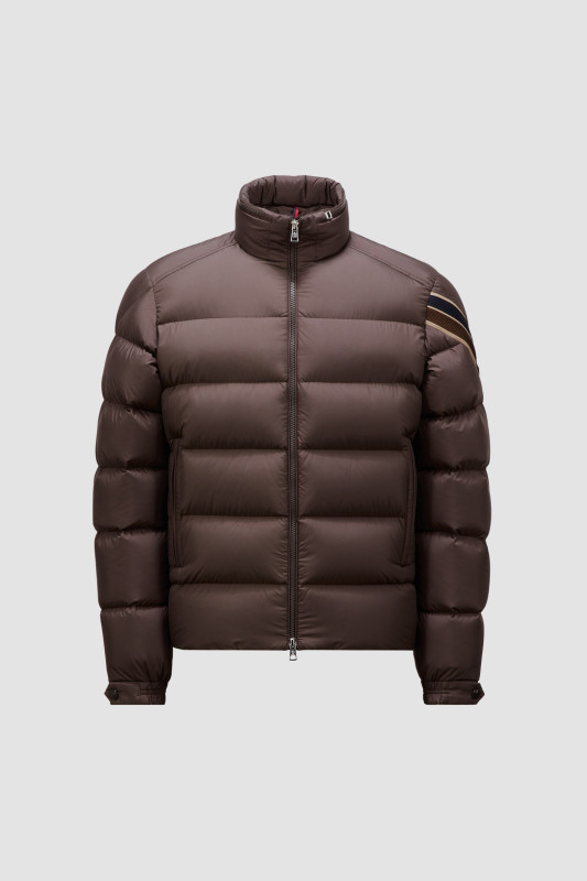 DARK BROWN SOLAYAN SHORT DOWN JACKET