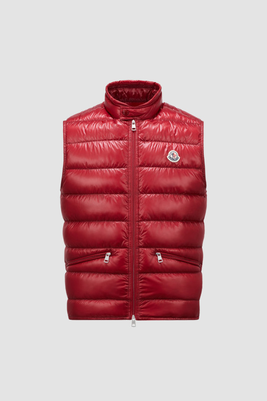 RED GUI DOWN VEST