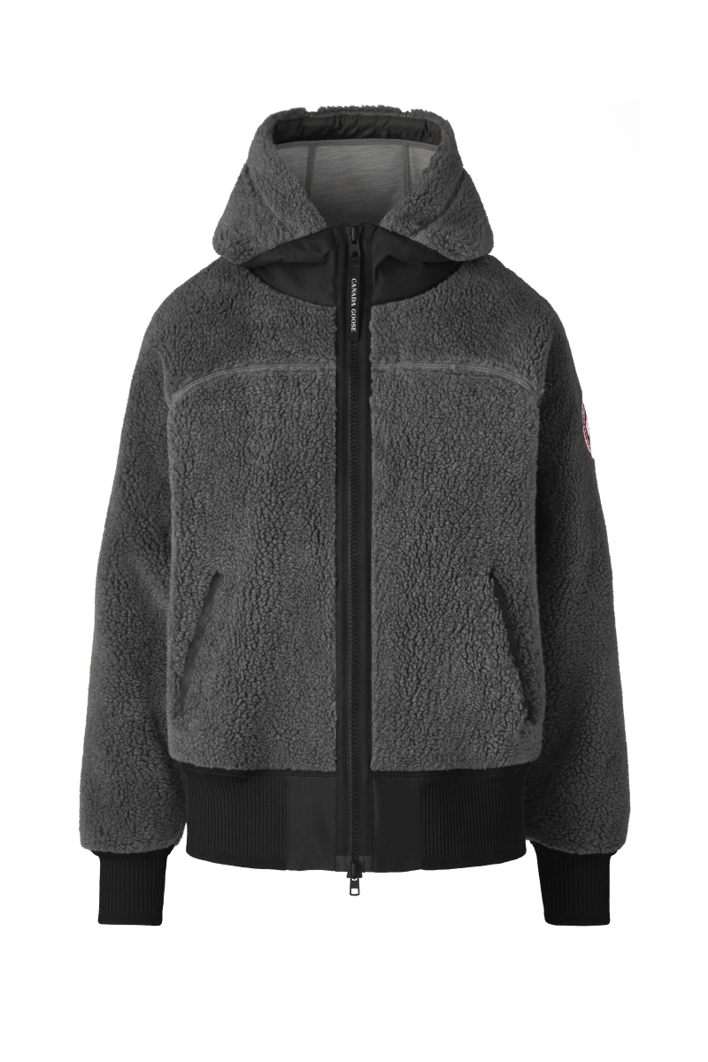 Iron Grey Simcoe Oversized Hoody Kind High Pile Fleece