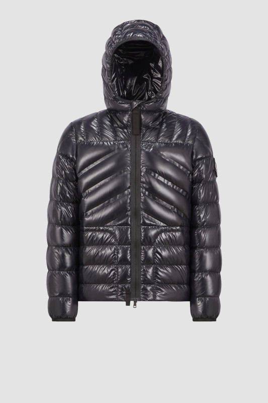 Black CHIWEN SHORT DOWN JACKET