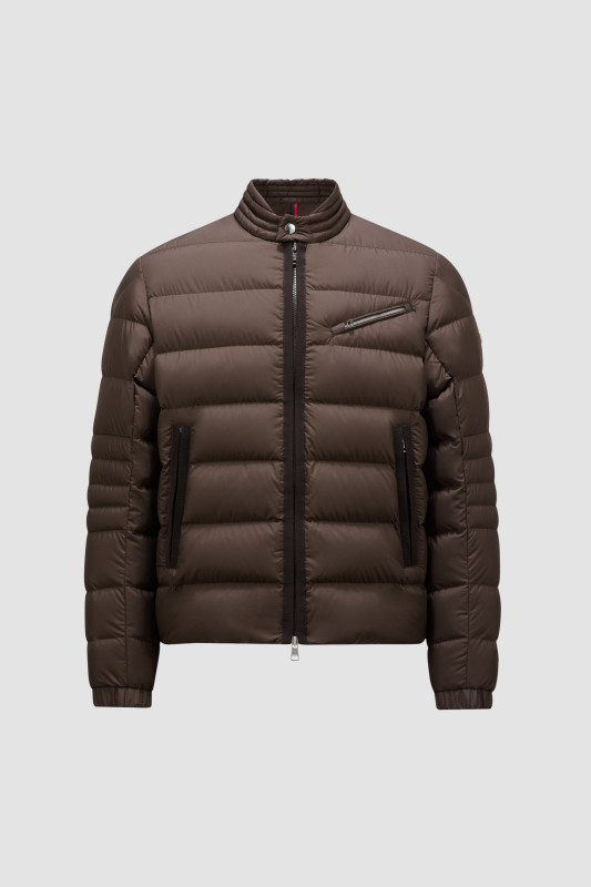 BROWN SOUILLET SHORT DOWN JACKET