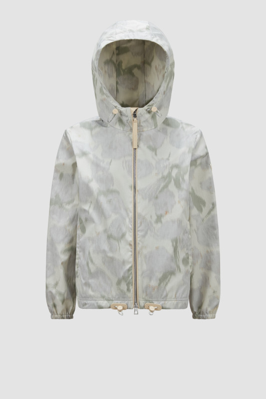 WHITE & GREY CARDABELLE HOODED JACKET