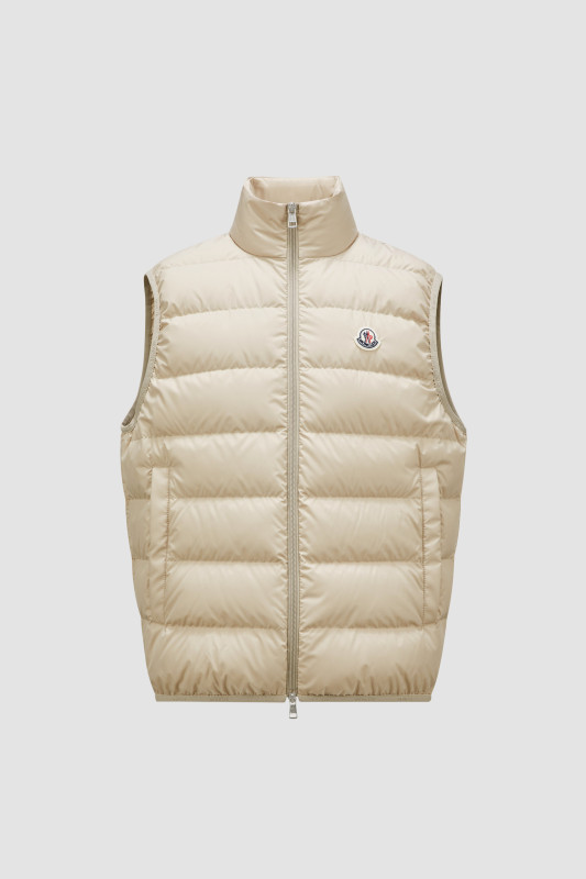 BEIGE CONTRIN DOWN VEST