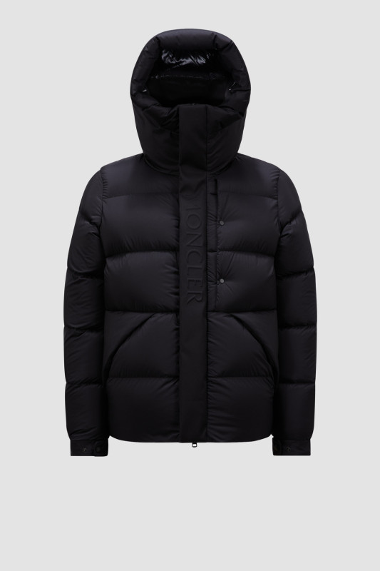 BLACK MADEIRA SHORT DOWN JACKET