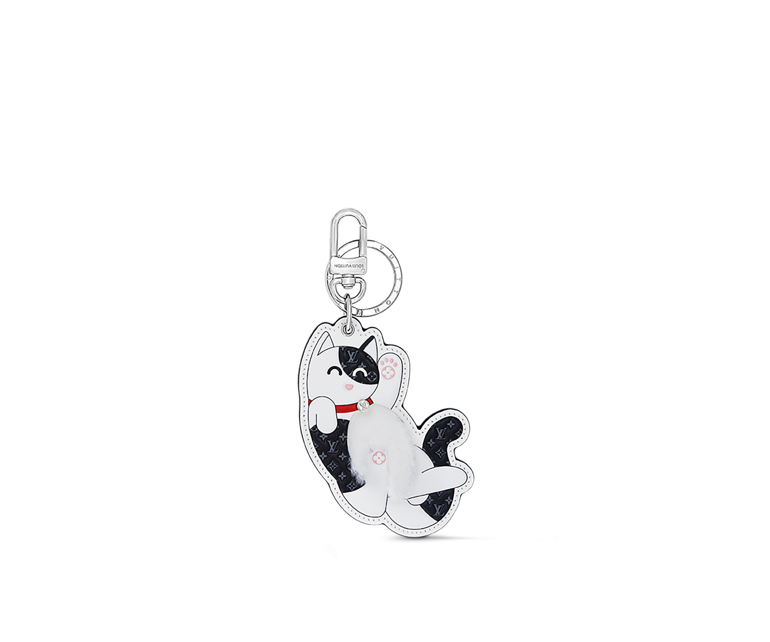 LV Cat Figurine Key Holder And Bag Charm