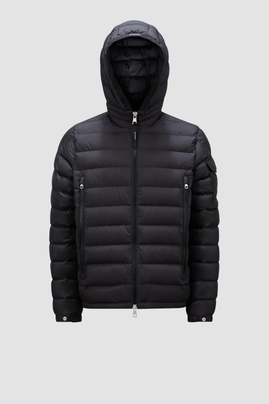 BLACK GALION SHORT DOWN JACKET