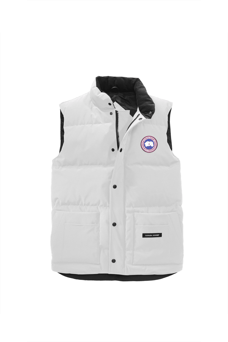 White Freestyle Crew Vest