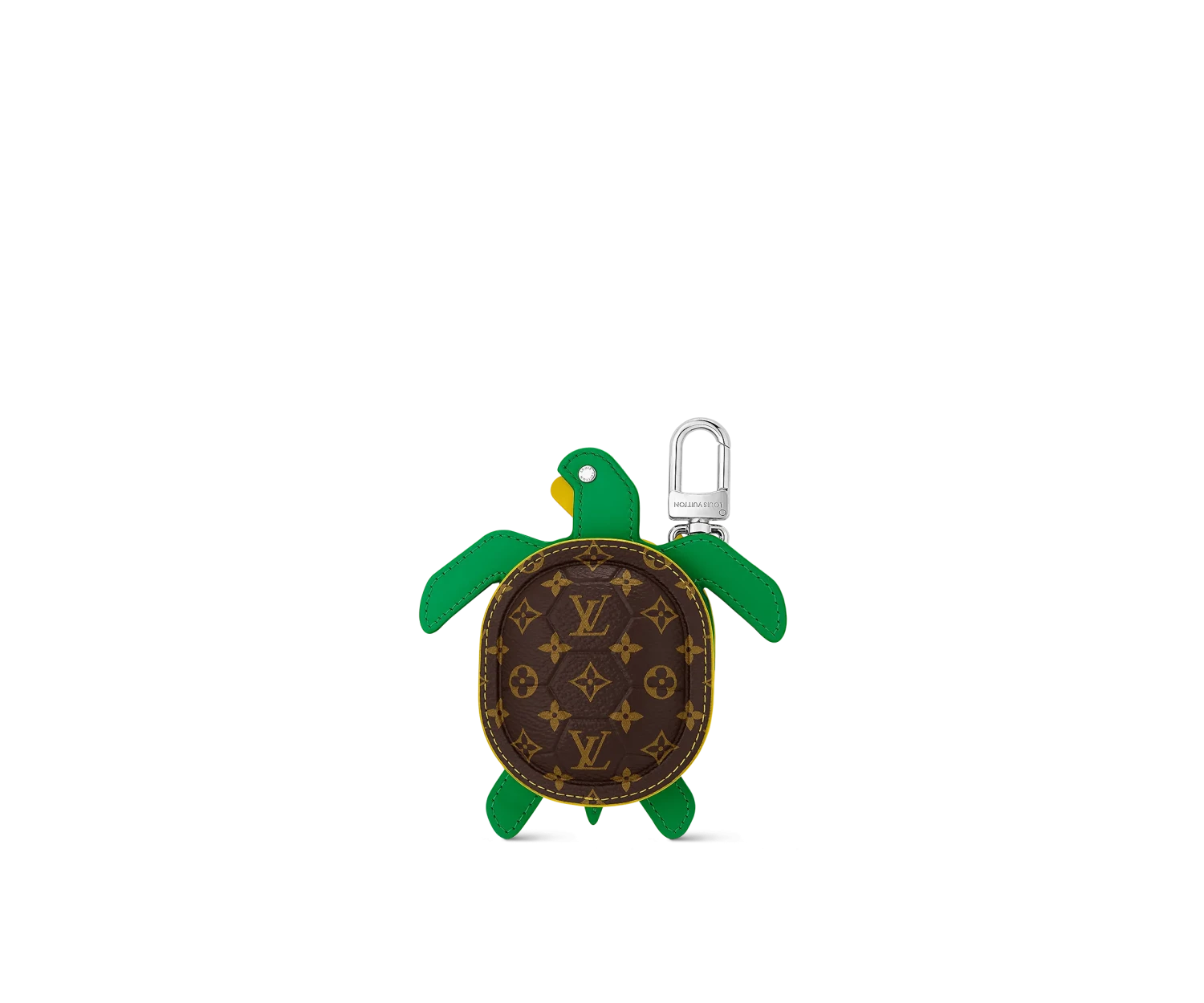 LV Turtle Pouch Bag Charm