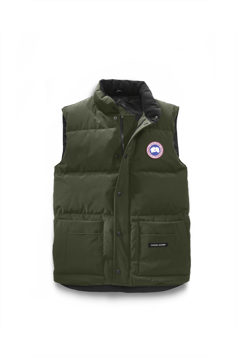 Military Green Freestyle Crew Vest