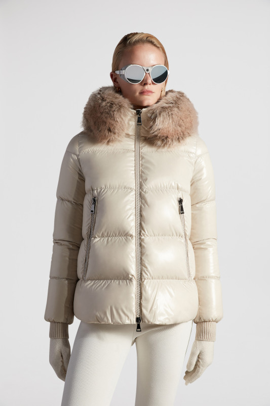 BEIGE LORIOT SHORT DOWN JACKET