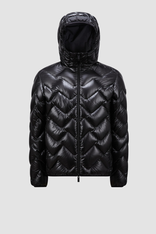 BLACK LAVERQ SHORT DOWN JACKET