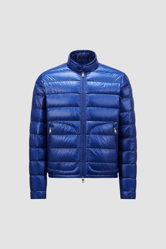 ELECTRIC BLUE ACORUS SHORT DOWN JACKET